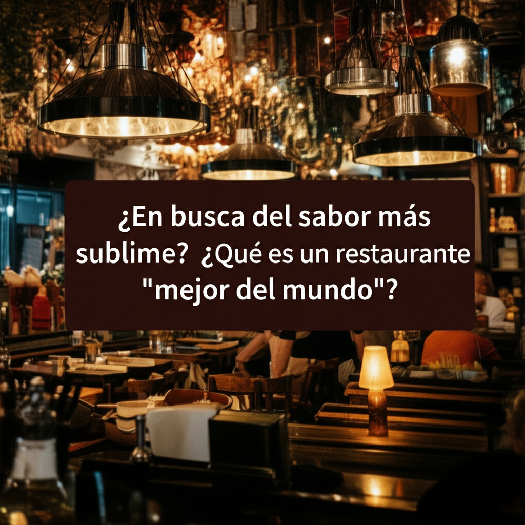 Mejor Restaurante Del Mundo