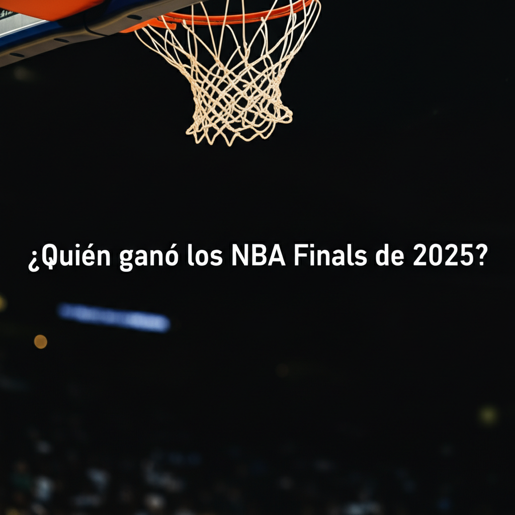 Quién Ganó Los Nba Finals 2025