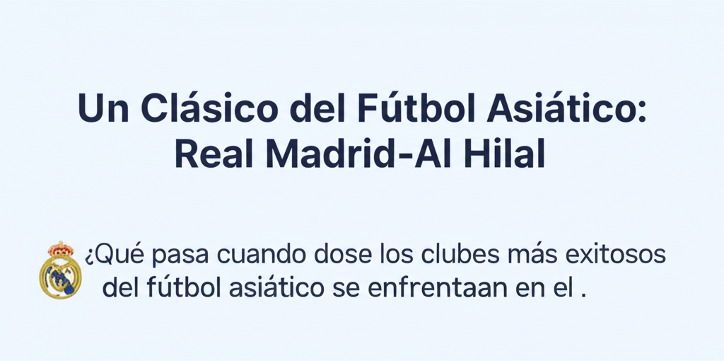 Imagen de Real Madrid Vs Al Hilal