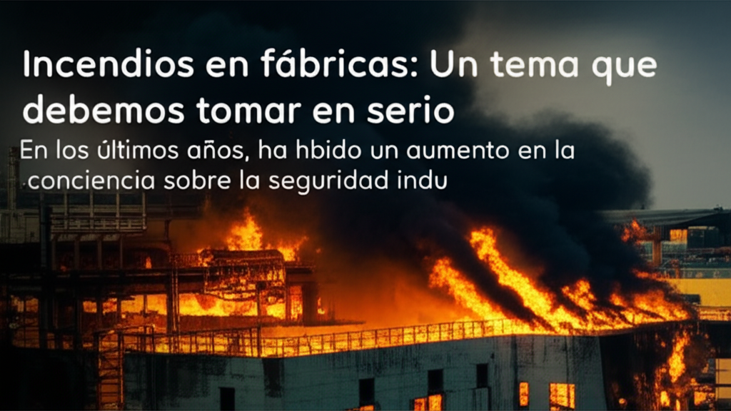 Imagen de Incendios Fábricas