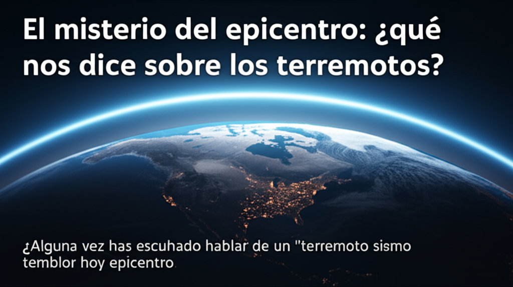 Imagen de Terremotos Sismos