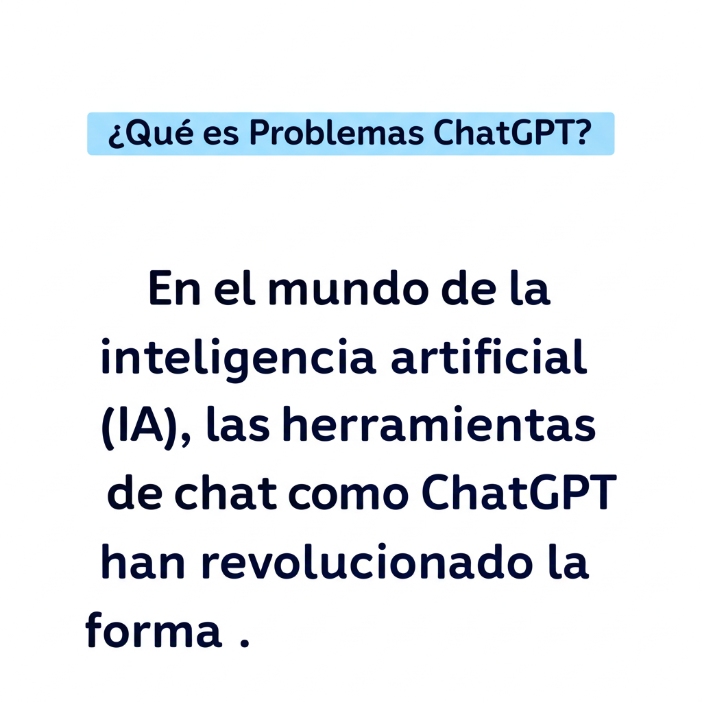 Imagen de Problemas Chatgpt