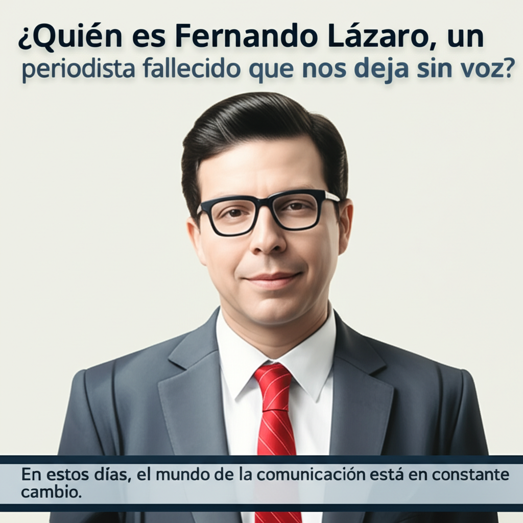 El Silencio de Fernando Lázaros Resuena en las Redes | Periodista Fallecido