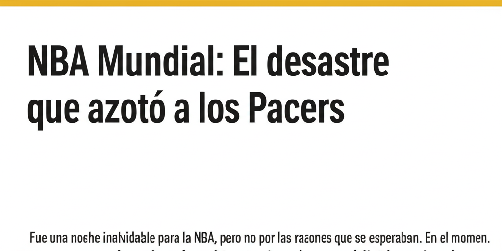 La noticia que sacudió al mundo del baskete | Nba Mundial