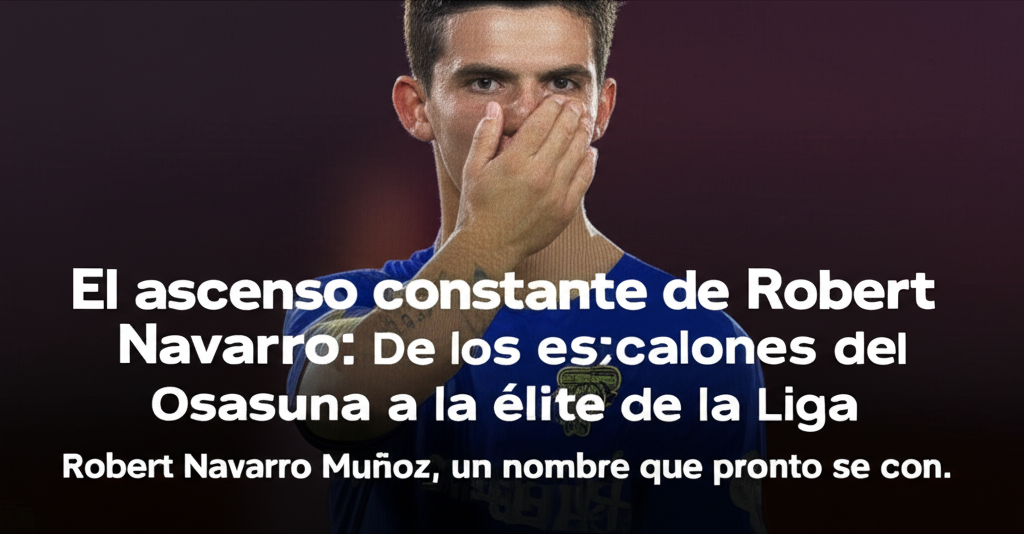Navarro se Escribe en la Historia del Fútbol | Robert Navarro